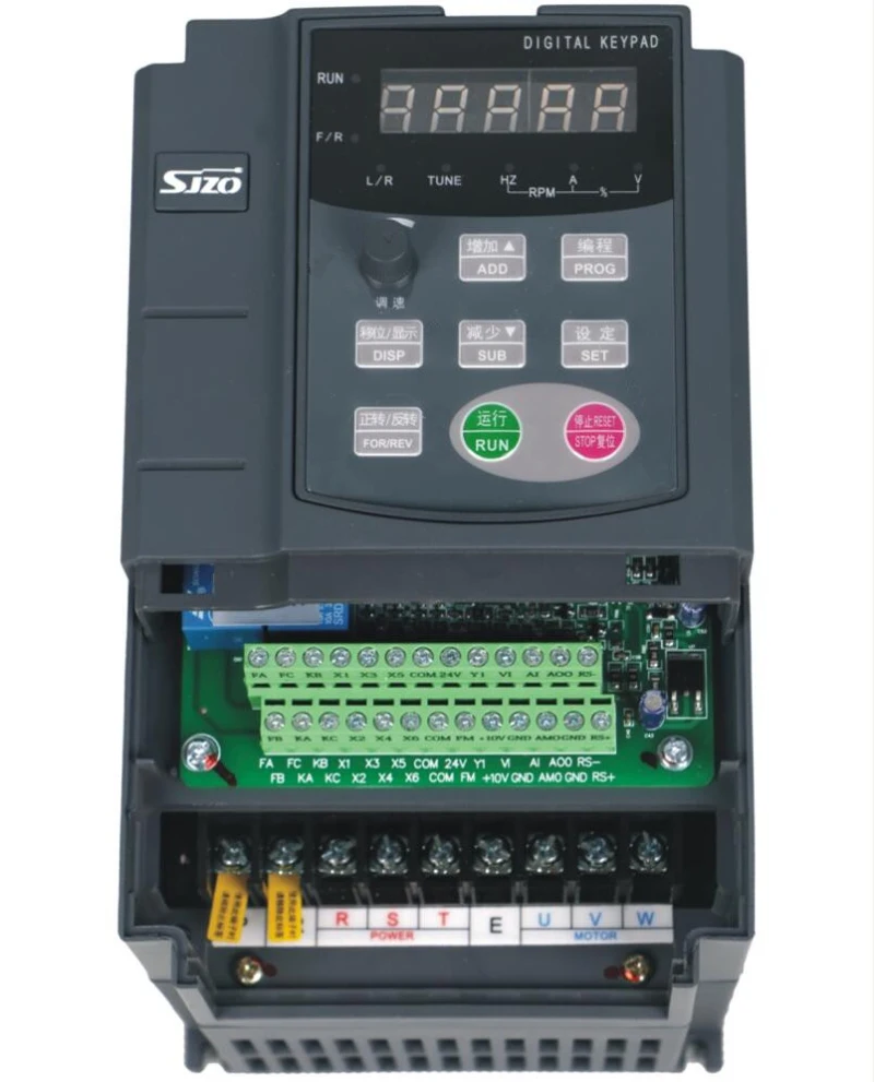 SJZO 511 Series VFD Vector High Performance AC Frequency Inverter 1 Phase 220V 50/60Hz AC Variable Frequency Speed controller