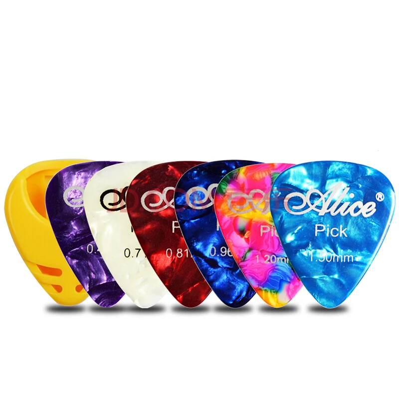 6 Pcs Guitar Picks Celluloid Picks Guitar Accessories Free pick holder Guitarra Parts