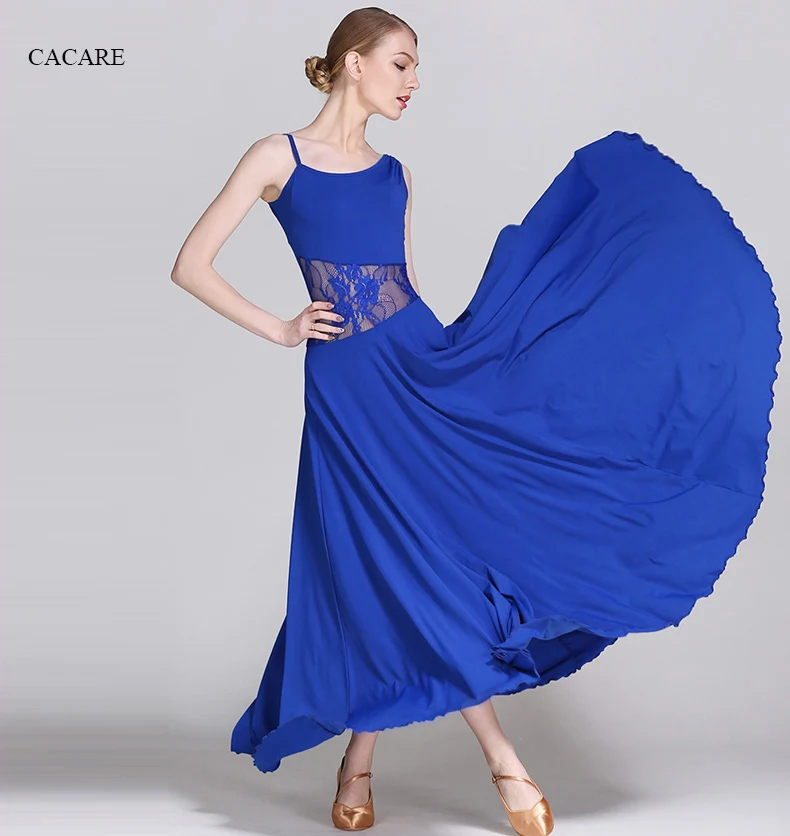 

Standard Ballroom Dress CHEAPEST Standard Dance Dresses Waltz Dress (D0406) 6 Colors Lace Waist Big Hem