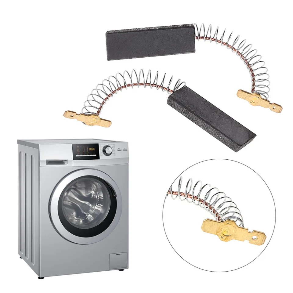 2x Cepillos De Carbón 5x12,5x36mm Para Motor Bosch Siemens | Escobillas Lavadora | Pieza 160254715