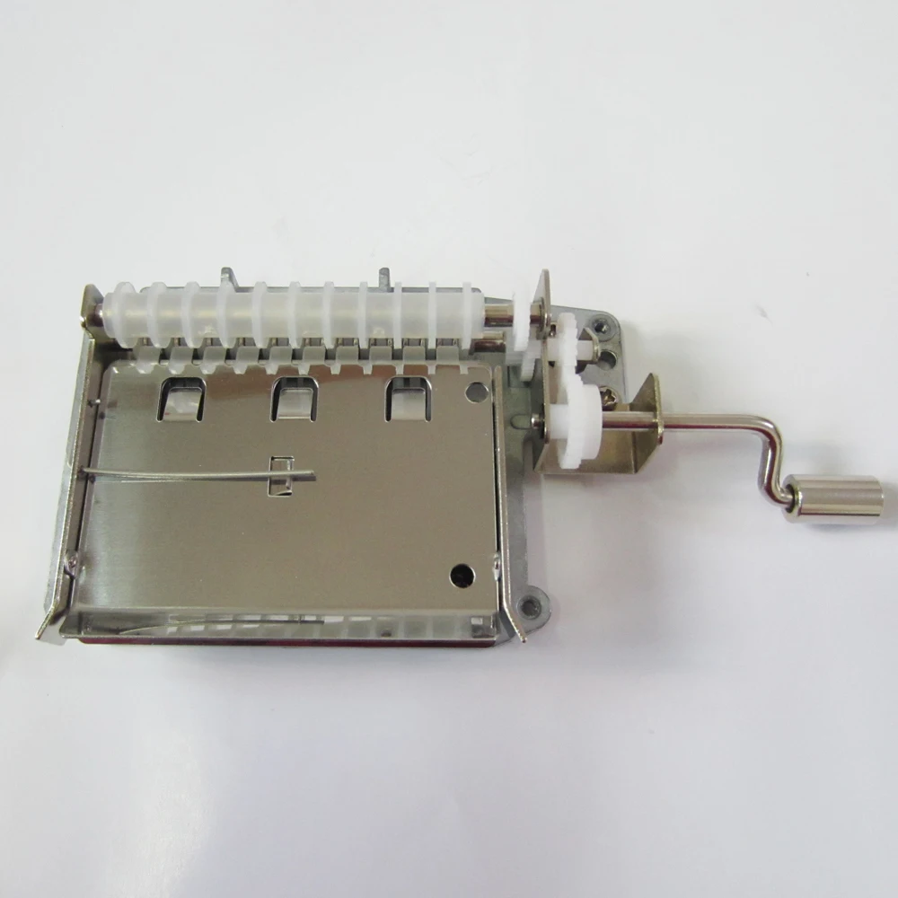 DIY Music Box Mechanism, Hand Crank Paper Strip Musical Movement, 20 Notes