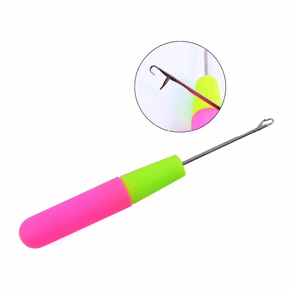 Outils d'extension de cheveux au crochet en plastique, tresse au crochet, cheveux au crochet, cheveux au crochet, cheveux grossiers, 1 pièce par lot