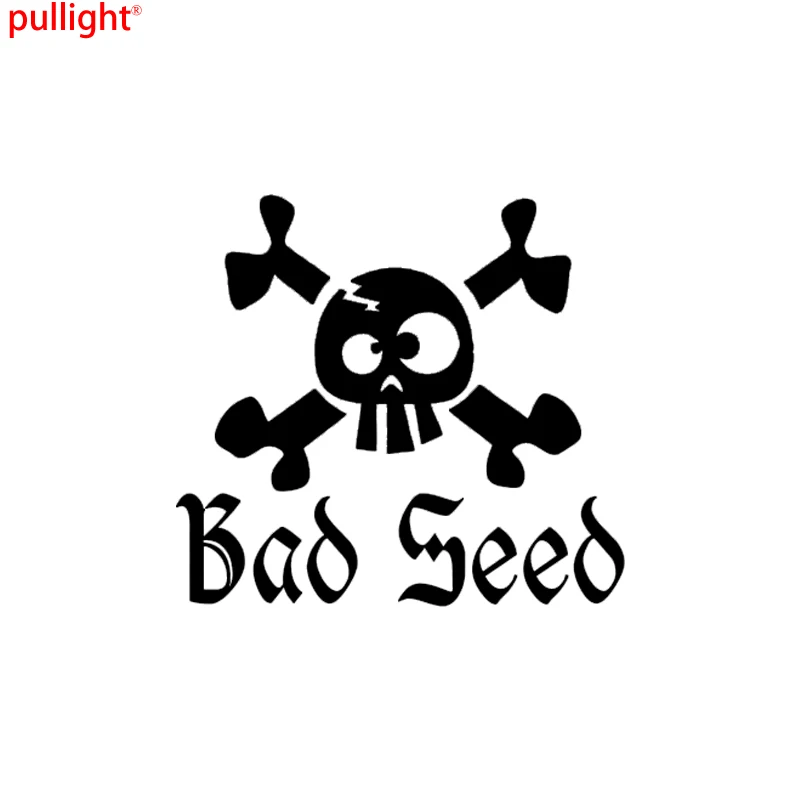 BAD SEED Vinyl Decal Biker BikeTrucker Rockabilly Funny Car Window Sticker