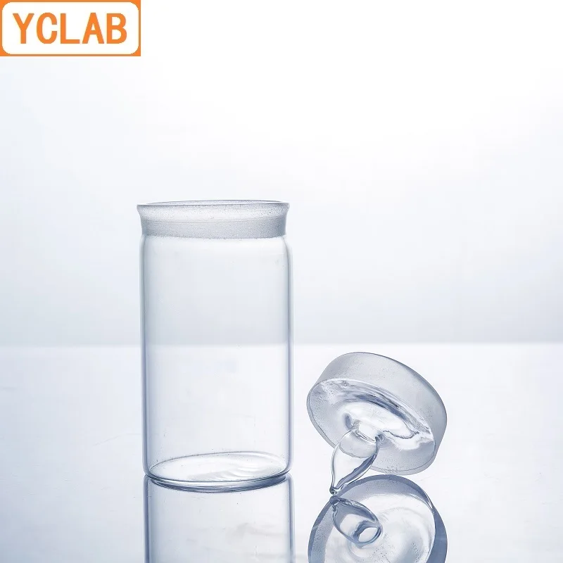 YCLAB 40*70mm Weighing Bottle High Form Sealed Glass Scale Specific Gravity Bottle Laboratory Chemistry Equipment