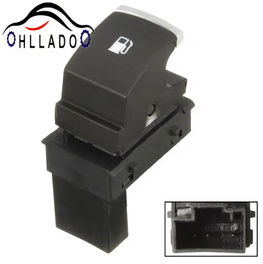 HLLADO 1KD959833 3PIN Fuel Gas Door Release Switch Button Fit For V W Je tta Golf 5 MK5 1KD959833 Black