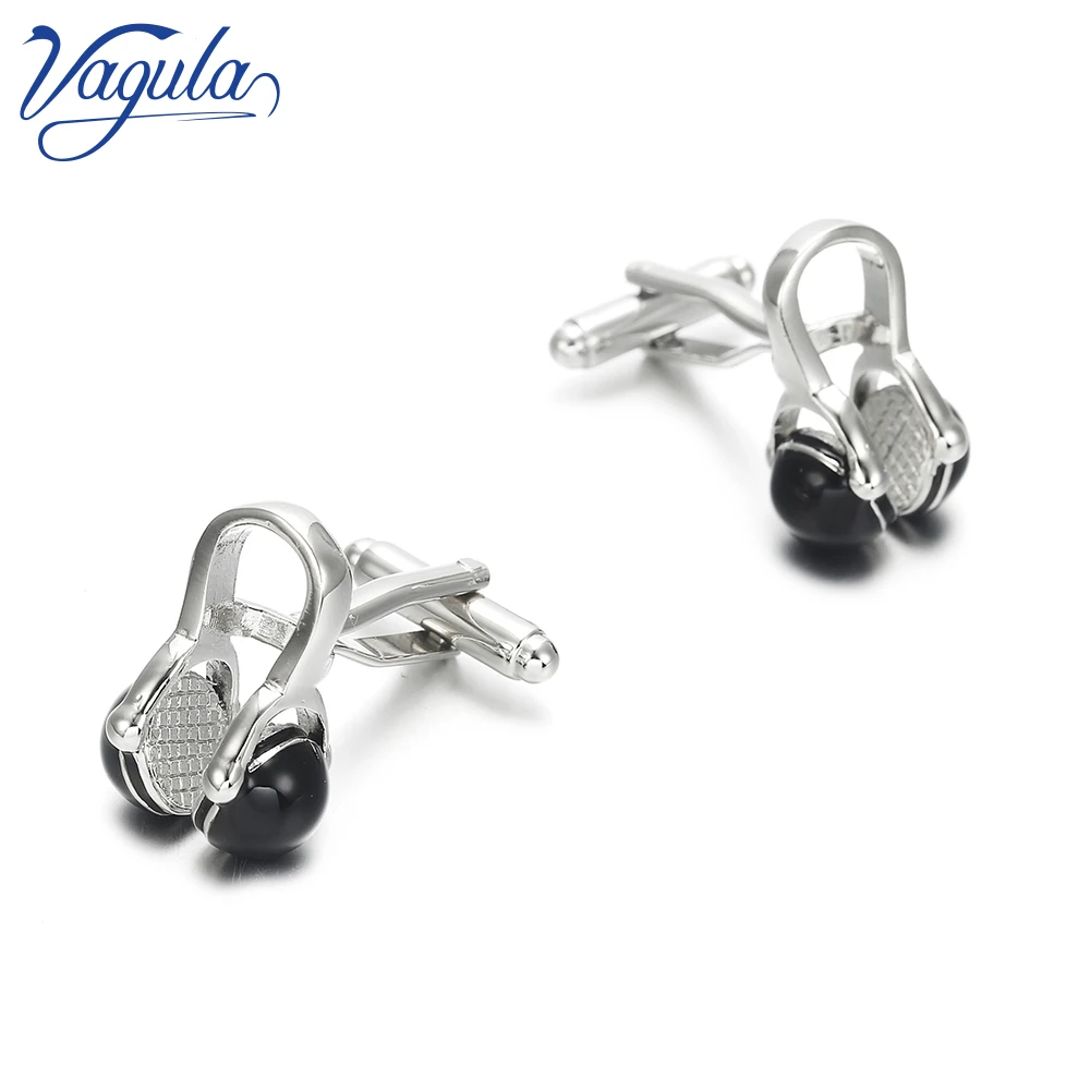 

VAGULA Cufflinks Top Luxury Brand Gemelos Gift Party Wedding Suit Shirt Button Headset Earphone Cufflinks 10147