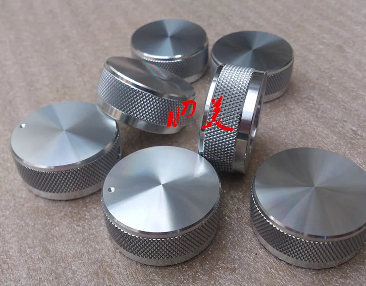 Diameter 35mm,high 16mm full aluminium amplifier solid knob volume potentiometer knob for HIFI stereo amplifier knob