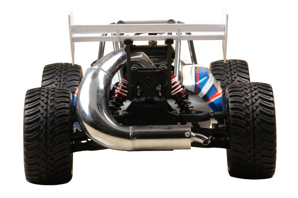 FS RACING 1/5 SCALE SPARE PARTS 111102 CHROME TUNED PIPE EXHAUST FOR BUGGY Kingkong  Carbon Fighter