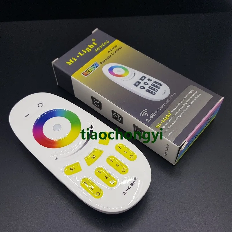 

1 Set 2.4G 4-Zone RGB(W) Dimmable LED Remote Controller+RF touch 4Zone remote For RBGW LED Bulb 5050 RGBW LED strip