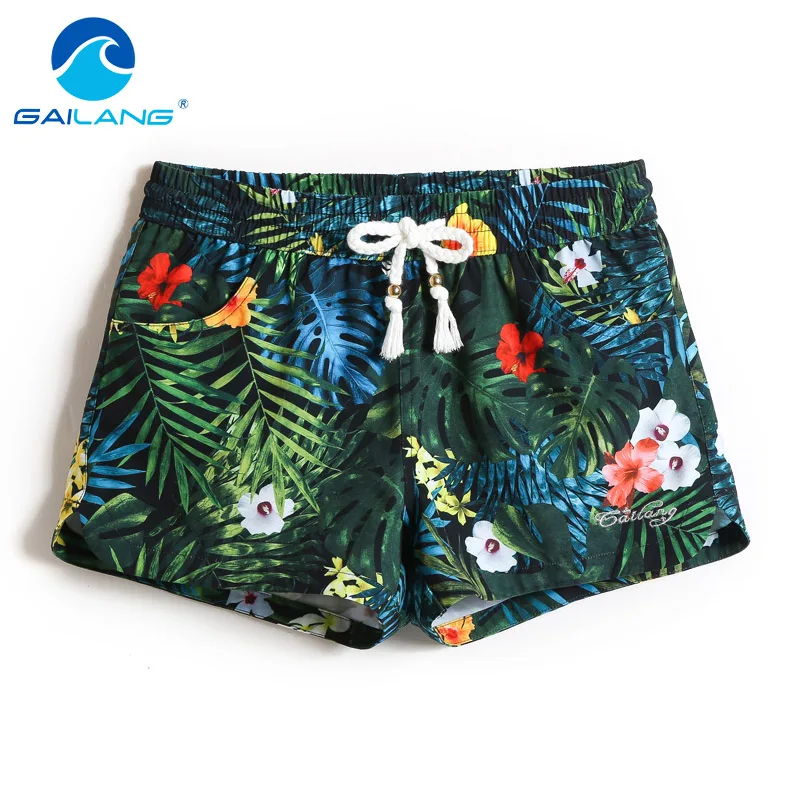 

Gailang Brand Women Shorts Board Boxer Trunks Shorts Woman Swimwear Swimsuits Boardshorts Casual Quick Drying Shorts Gay