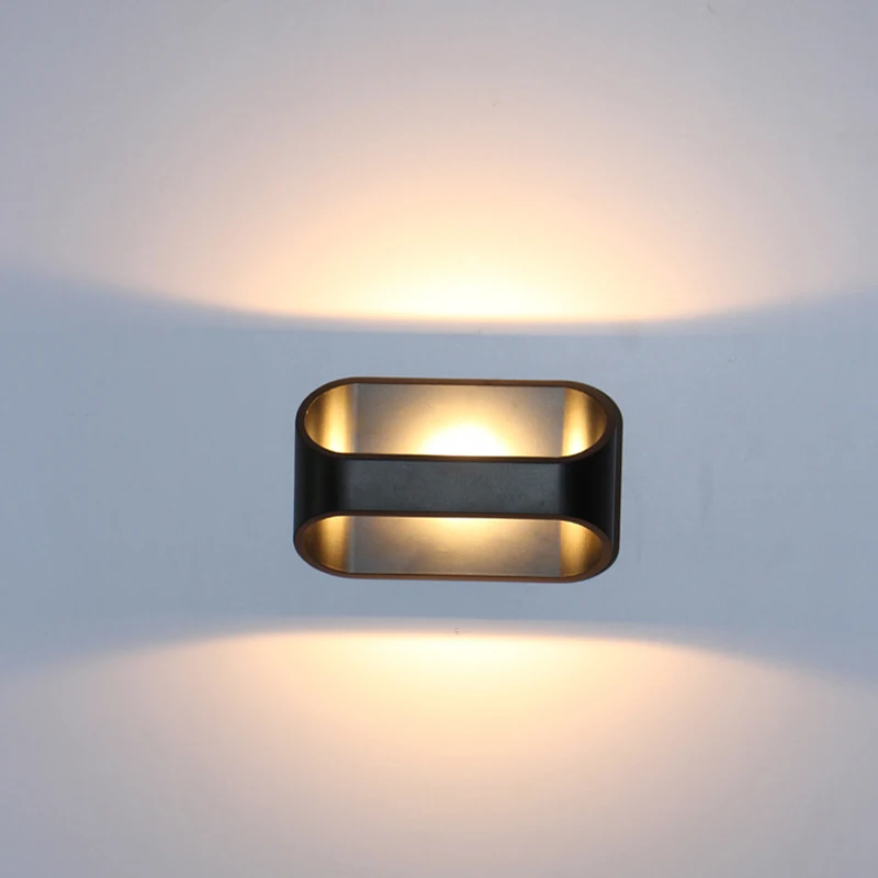 Modern Style Fashion Surface Wall Mounted Up Down Led Wall Lamp, Hotel Bedside Decoration Wall Light Corridor Led Light  5W