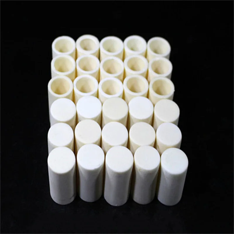 99.3% di allumina crogiolo con coperchio/8 ml/cilindrica corindone crogiolo/crogiolo in ceramica