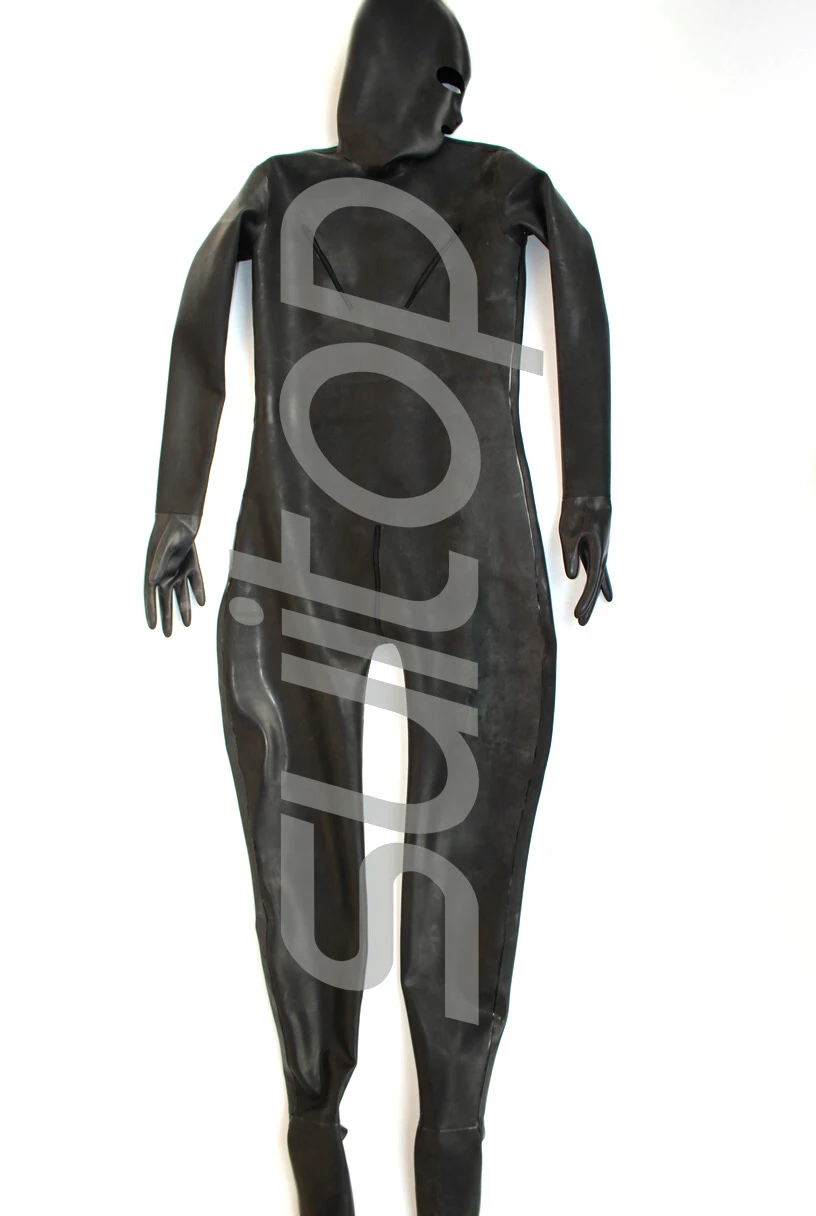 

thickness 1.0mm heavy latex catsuit bodysuit teddies for men SUITOP