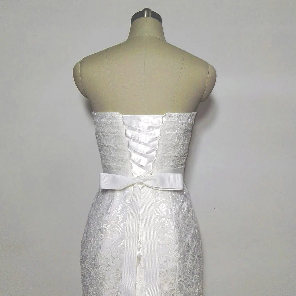 E jue shung branco do vintage rendas sereia vestidos de casamento rendas até voltar baratos vestidos de casamento robe de mariage