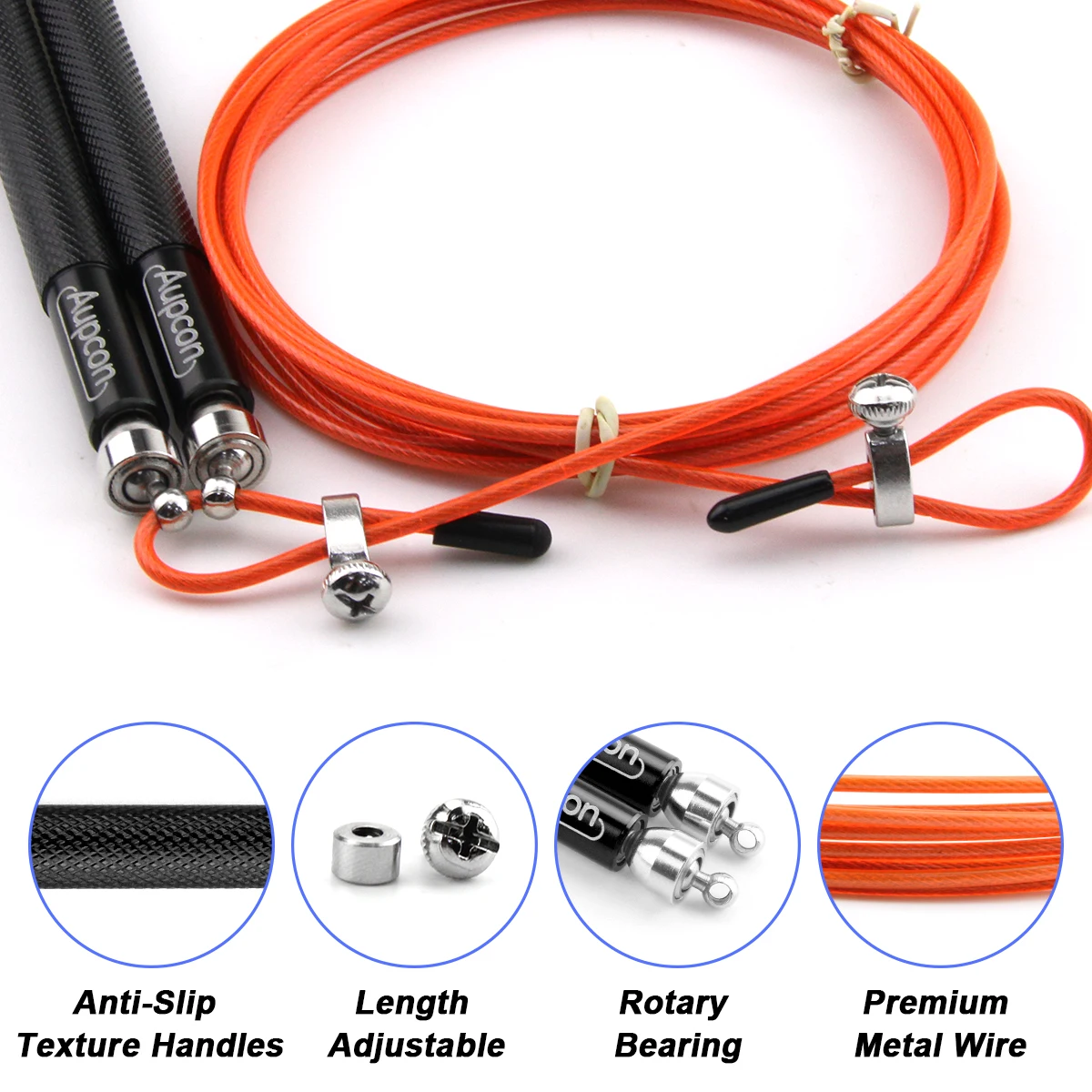 Professional Jump Rope Crossfit Speed Skipping Rope For MAN Boxing Fitness Skip Workout Training With Carrying Bag Spare Cable