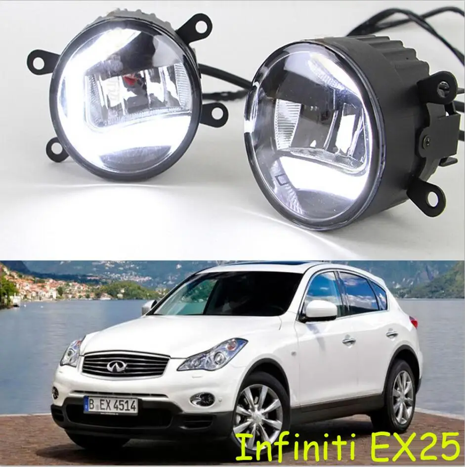 

car bumper lamp for headlight Infiniti EX25 EX35 Daytime light LED car accessories daylamp for Infiniti EX25 EX35 fog lamp