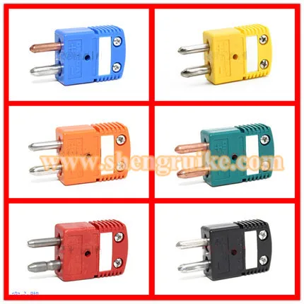 

Omega Thermocouple plug K Type T type J type N type E type R/S Type Round Pin connector socket