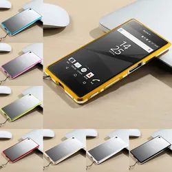 For Sony Xperia Z5 Bumper Case Ultra Thin Metal Frame Case Cover for Sony Xperia Z5 E6603 E6633 E6653 Z5Dual E6683 Metal Bumper