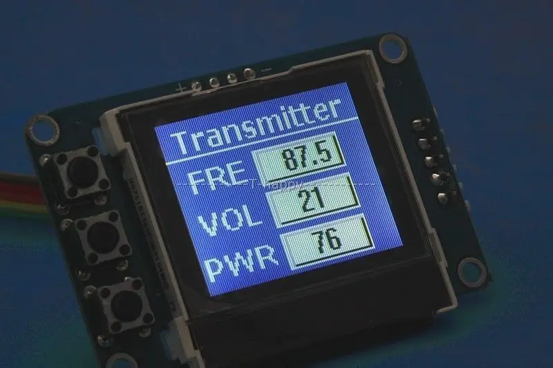 5W-7w FM nadajnik radiowy stacja PLL Stereo częstotliwość cyfrowa zestawy DIY 76-108 MHz antena odbiorcza + cyfrowy wyświetlacz lcd