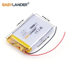 903450 1600mAh 3.7V Rechargeable Lithium Li-ion Polymer Battery for Mp3 Speaker E-book tablet pc