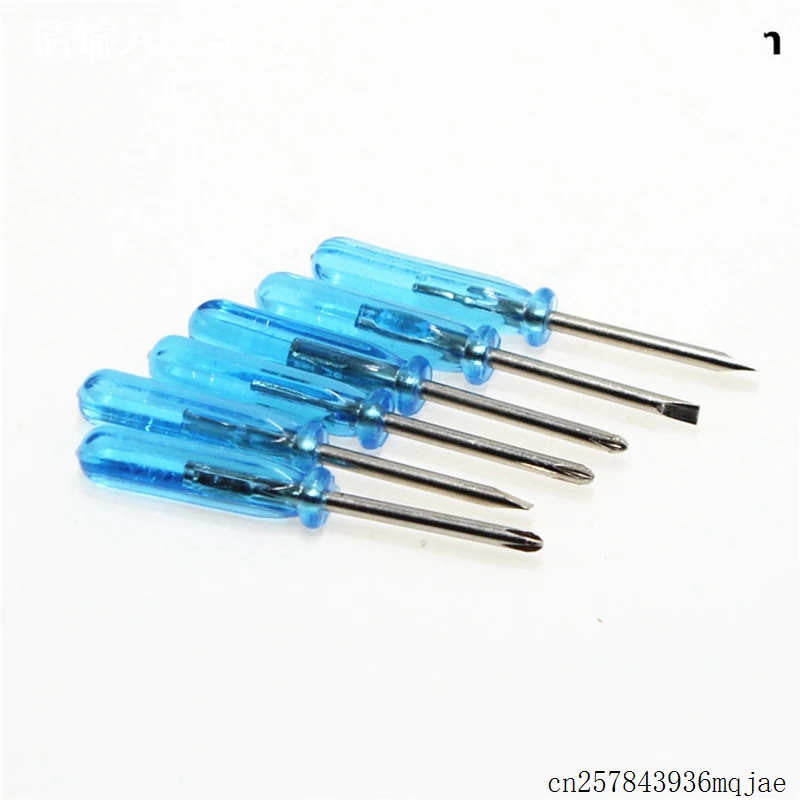 3000pcs 45mm Mini Screwdriver 3.0 mm Phillips Screwdrivers 3.0 Slotted Flathead Straight Type Screwdrivers