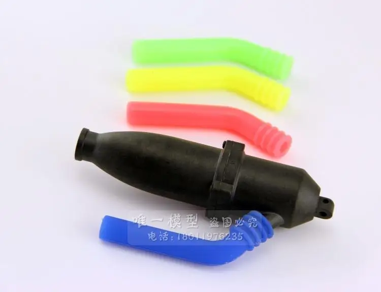 Extension Silicone Tube For HSP trax hpi 1/10 1/8 Scale Models Nitro RC Car parts Exhaust Pipe High temperature Turn off