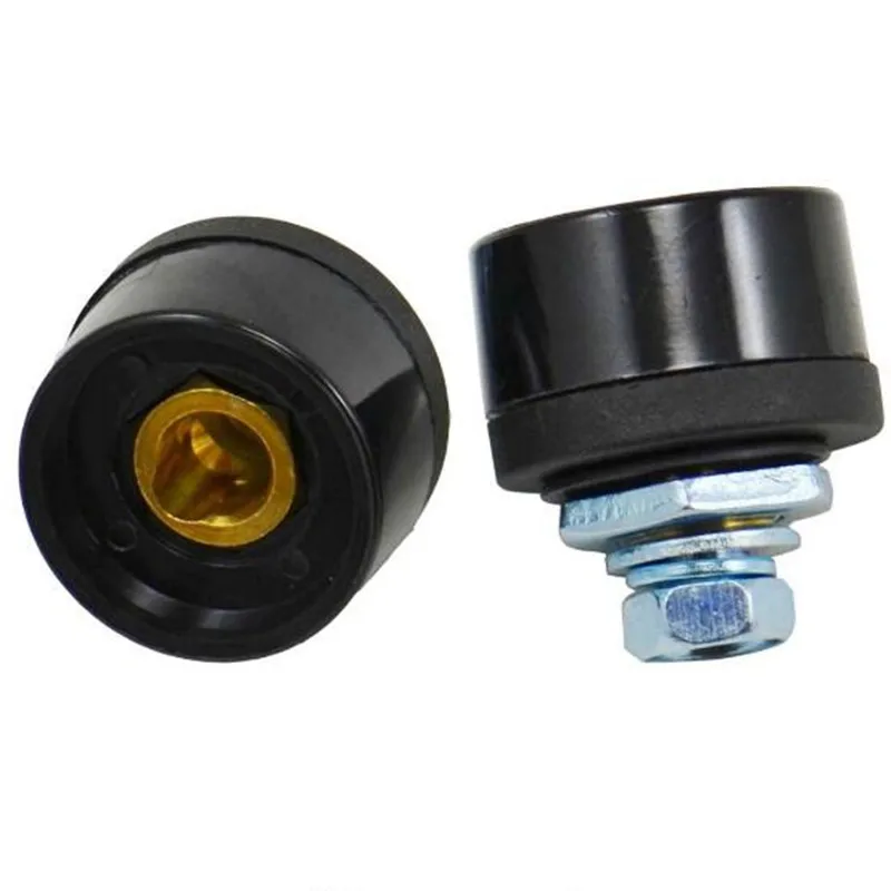 2pcs Euro Style Rapid Fitting Cable Connector Socket DKZ10-25 200A Welding Machine