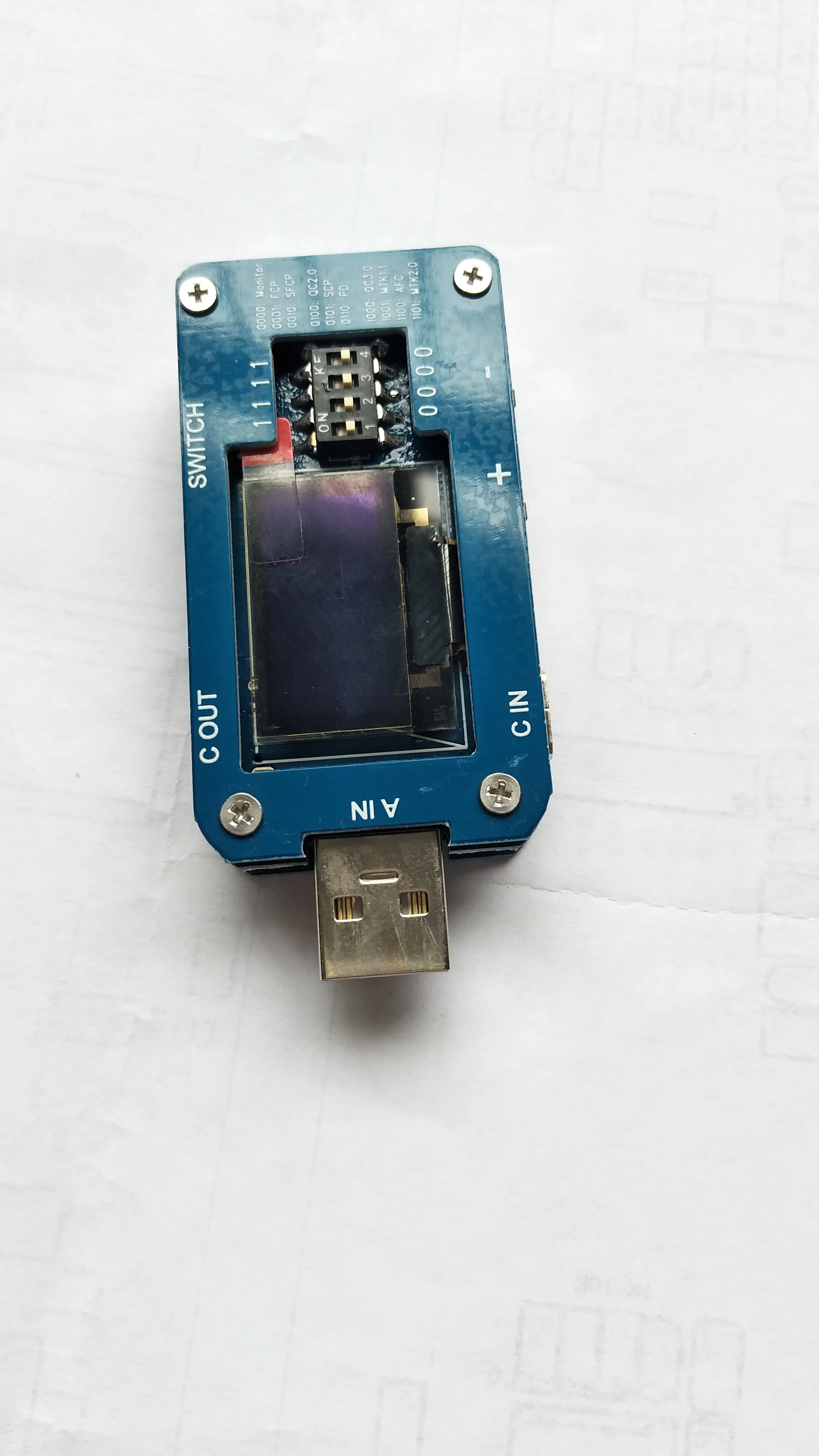 Codice di composizione Decoy Typec PD3.0 2 QC3.0 AFC MTK Test del protocollo di carica rapida invecchiamento PD