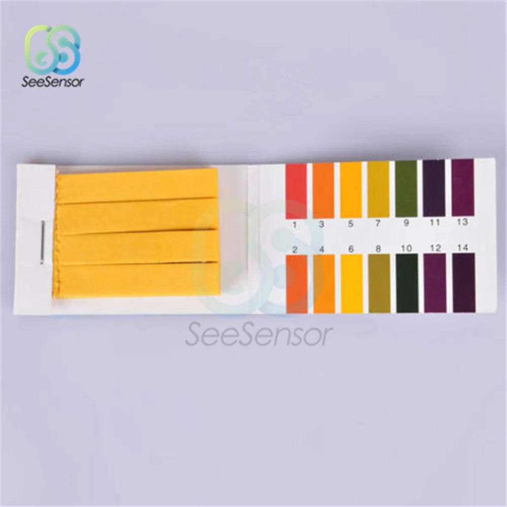 80 Strips PH Test Strip Full Range Alkaline Acid 1-14 Litmus Test Paper Aquarium Pond Water Testing PH Litmus Paper