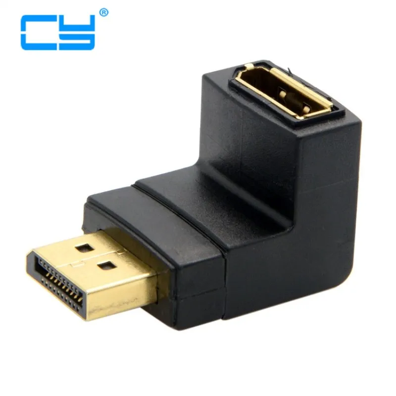 

Down Angled 90 Degree DisplayPort Male to Female Extension Adapter