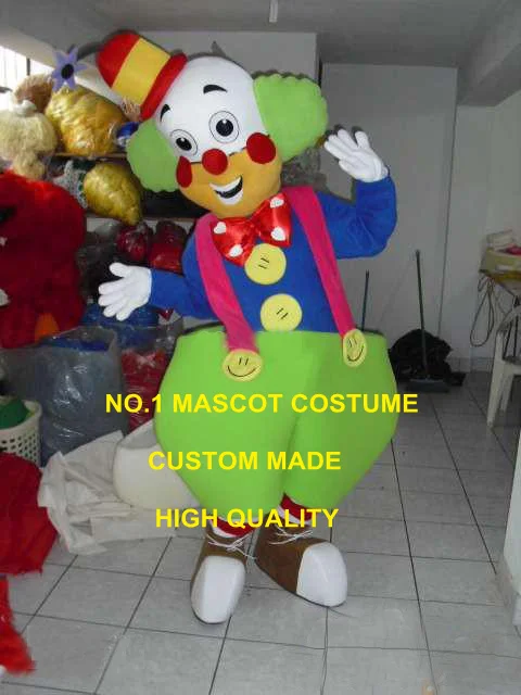 2015 novo popular palhaço mascote traje personalizado barato palhaço tema anime cosply trajes carnaval aniversário mascotte fantasia vestido 1776