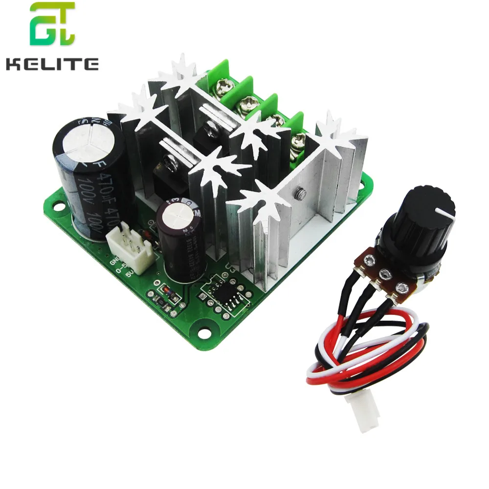 

10pcs Promotion Hi-Q Pulse Width PWM DC Motor Speed Regulator Controller Switch 6V-90V 15A CCMHCN New Arrive