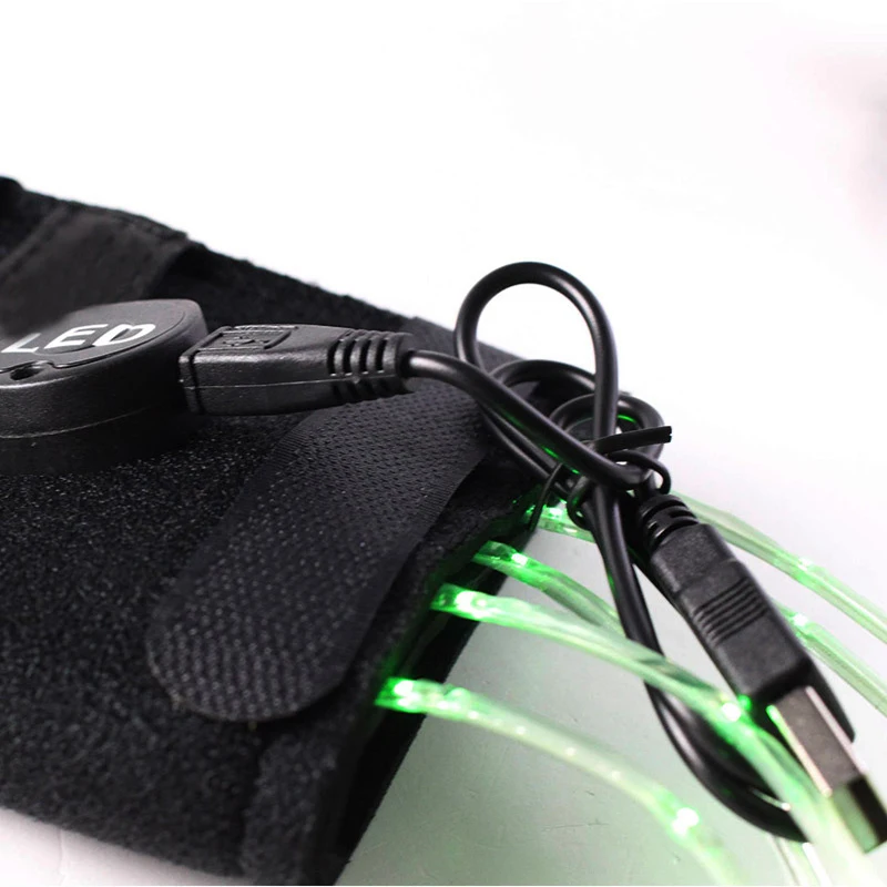 Horse Equipment Riding Tail Trappings Equestrian LED Flashing Light Bar Harness Outdoor Sports USB Charge Riding Decorations image 2