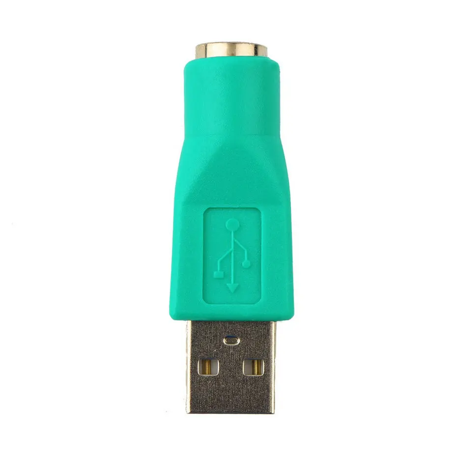High Quality 1pc New USB Male To for PS2 Female Adapter Converter for Computer PC Keyboard Mouse