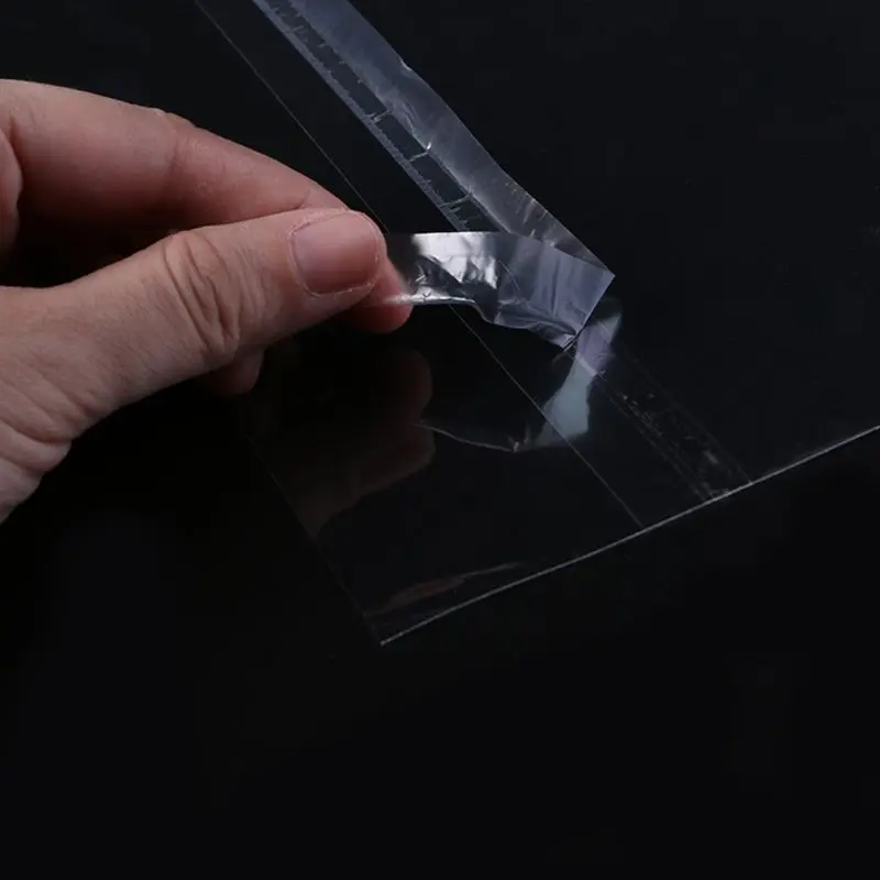 50PCS OPP Gel Record Protective Sleeves Self Adhesive Bag For 7 Inches Vinyl Records Turntable Accessories