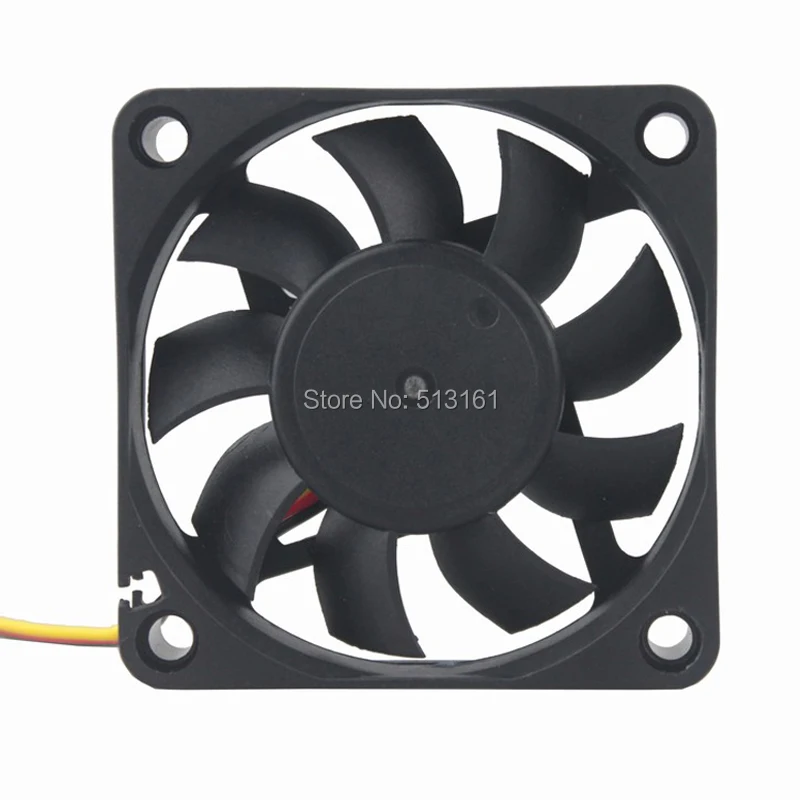 5 cái Gdstime DC 12 v 3Pin 60 mét 60x60x15 mét Máy Tính CPU Làm Mát Cooler Fan