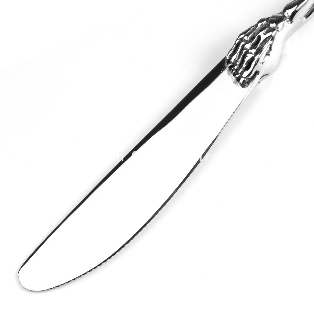 316L Stainless Steel Tableware Fork/Spoon/Knife Skull PeSilverware Cutlery Design Modern Look