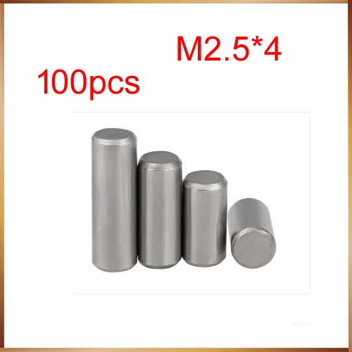 

100PCS M2.5*14 304stainless steel cylindrical pin positioning pin locating pin dowel pin dowel