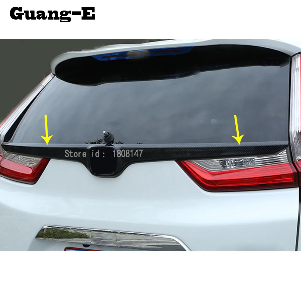 For Honda CRV CR-V 2017 2018 2019 2020 2021 Car Sticker Cover Back Rear Logo Door Tailgate Frame Plate Trim Trunk Parts Molding