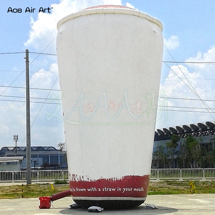 

Giant Bottle Model Inflatable Summer Cold Drink Cup Ice with Logo Prints for Sale