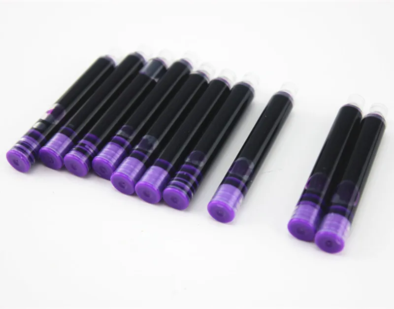 Cartouches d'encre violette universelles pour stylo plume Vop, convient également à tous les jours, assurance de marque, autres marques, 30 pièces