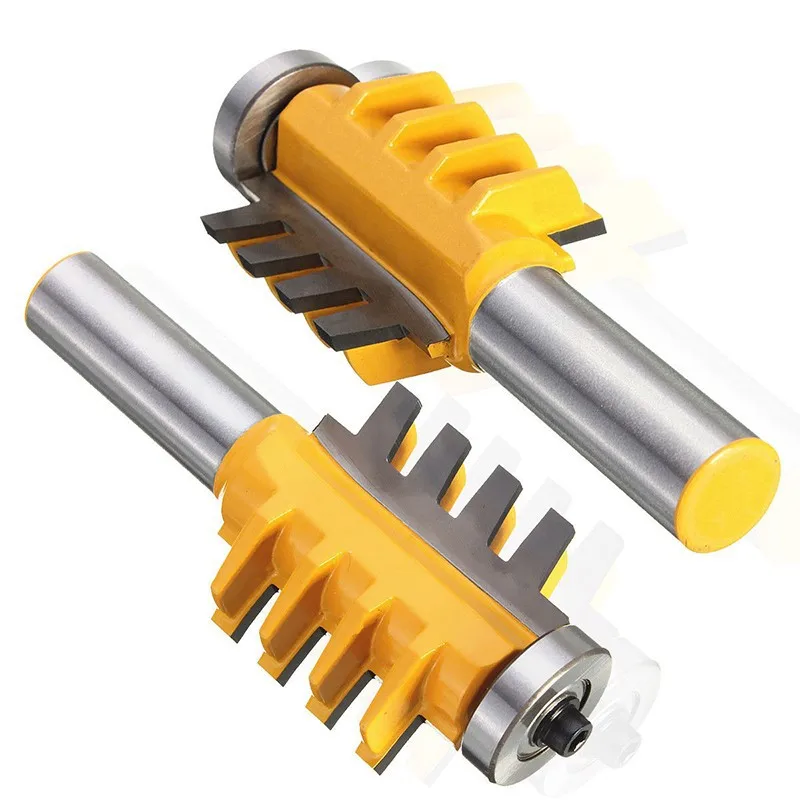 8mm 1/2 "1/4" punta del Router di alesatura del cono del tenone di alta qualità con codolo per legno fresa per legno con snodo a dita