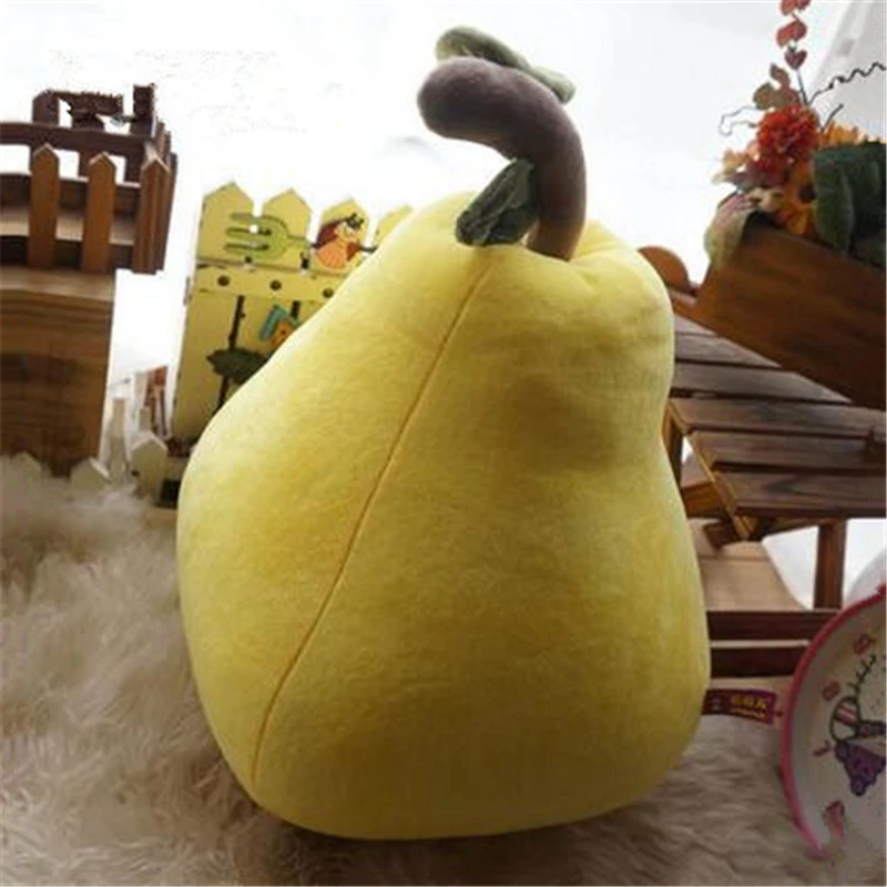 HOT SALE Cartoon Plush Soft Cushion 40cm housse de coussin couch pillows fruit doll pear cojines decorative pillows Cushion