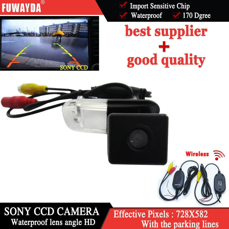 

FUWAYDA WIRELESS Special SONY Car Rear View camera Reverse rearview Camera parking Camera for Mercedes Benz B200 WATERPROOF HD