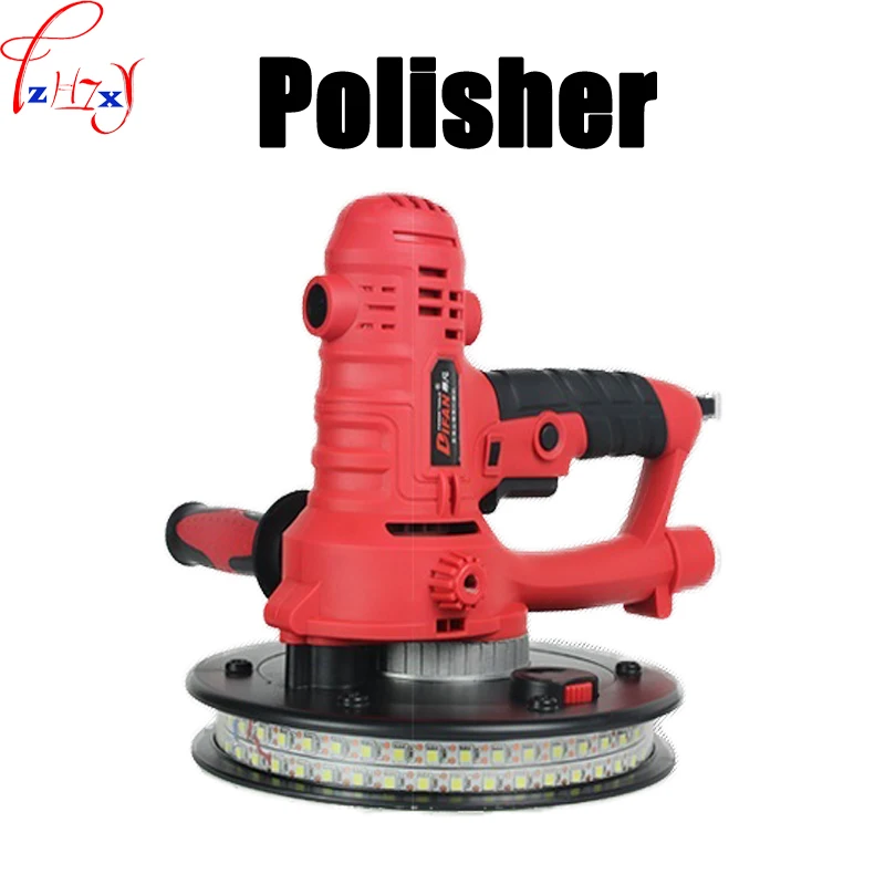 220V 800W 1PC Dustless wall sander DF-180B double row lamp tape wall polishing machine surface putty grinding polishing machine