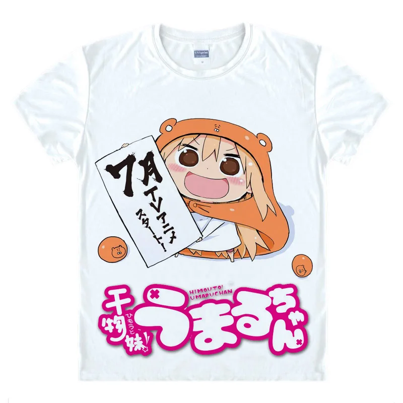 Coolprint Anime Shirt Himouto! Umaru-chan T-Shirts Short Sleeve Umaru Doma Nana Ebina Kirie Motoba Cosplay Motivs Hentai Shirts