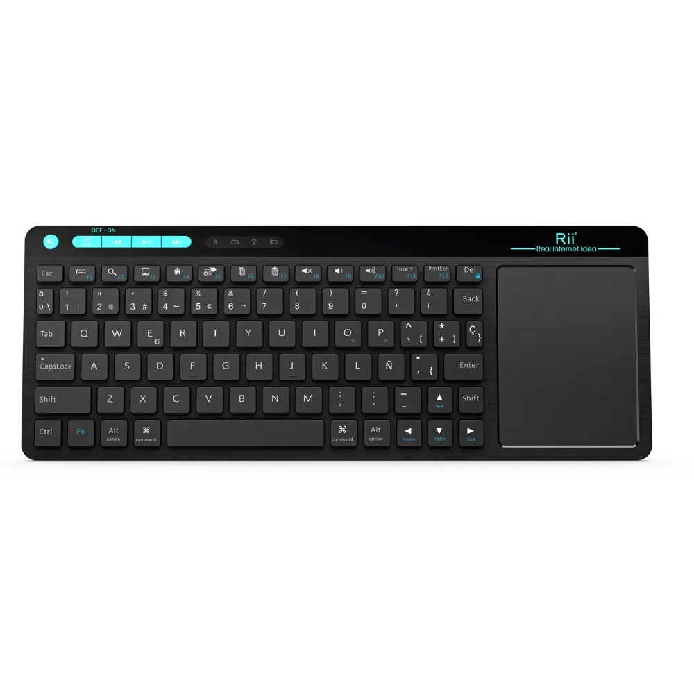 Original Rii K18 2.4GHz Wireless Multimedia Mini Keyboard With Touchpad Air Mouse,For PC,Google Smart TV,HTPC IPTV,Android Box