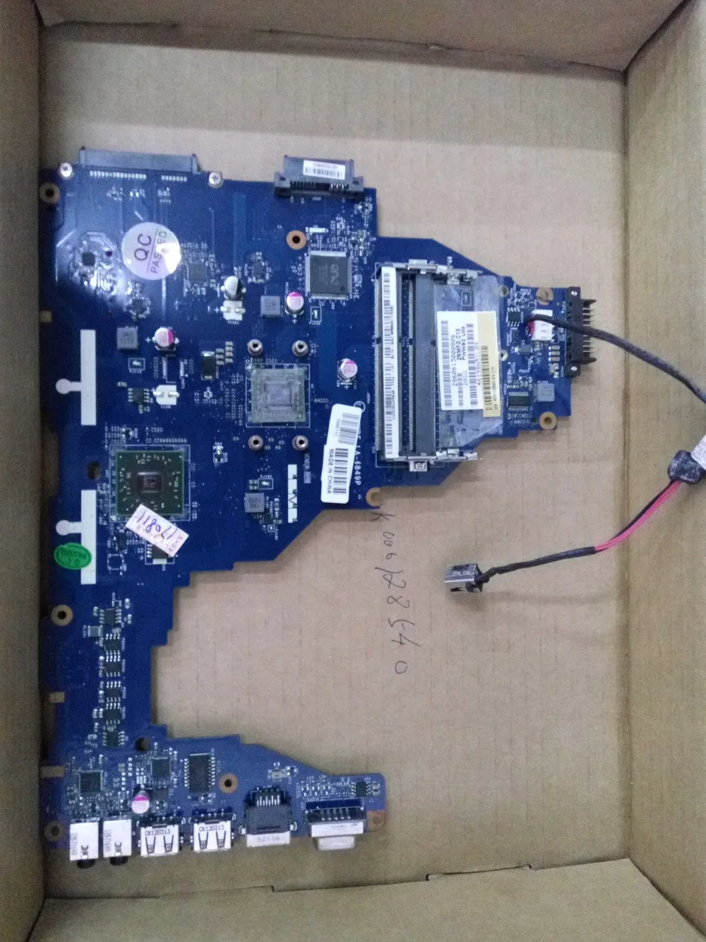 

K000128540 LA-6846P C660 C660D connect board connect with motherboard full test laP connect board