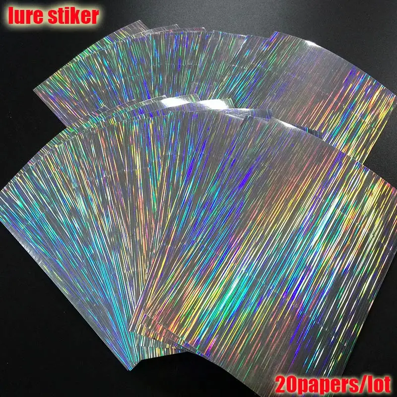 Pegatinas Holográficas para Señuelos de Pesca – 4 Colores - imagen 5