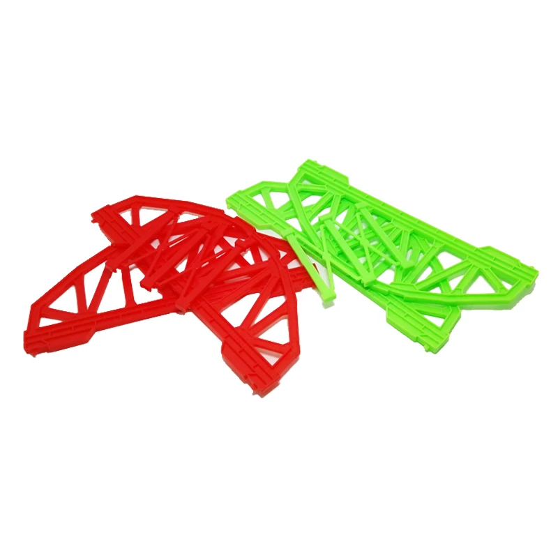 Track Game Scene Cute Bridge, Suitable For Plastic Piers, It Can Be Combined Into a Viaduct Kids Puzzle Game Scene Toy 2pcs S16